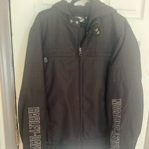 Harley-Davidson Black Buttoned Jacket